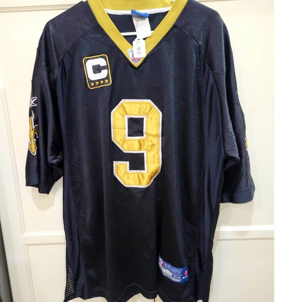 Reebok Black and Gold Jersey